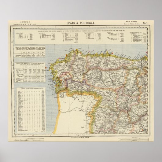 Spanien, Portugal 14 Poster (Vorne)