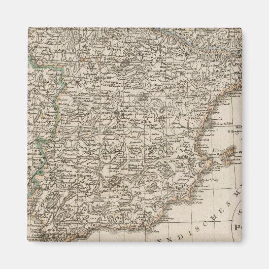 Spanien, Portugal 4 Magnet (Vorne)