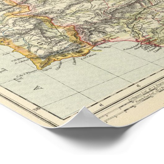 Spanien, Portugal 4 Poster (Ecke)