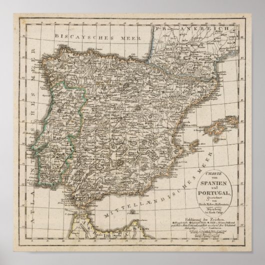 Spanien, Portugal 6 Poster (Vorne)