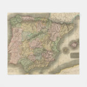 Spanien, Portugal 7 Fleecedecke (Vorderseite (Horizontal))