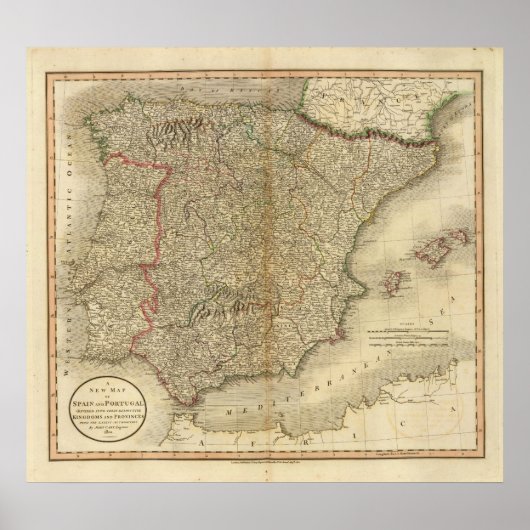 Spanien, Portugal 8 Poster (Vorne)