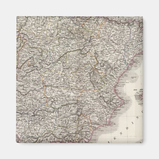 Spanien, Portugal Magnet (Vorne)