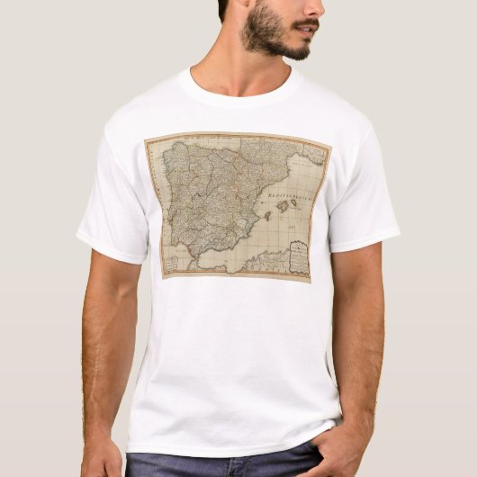 Spanien, Portugal T-Shirt (Vorderseite)