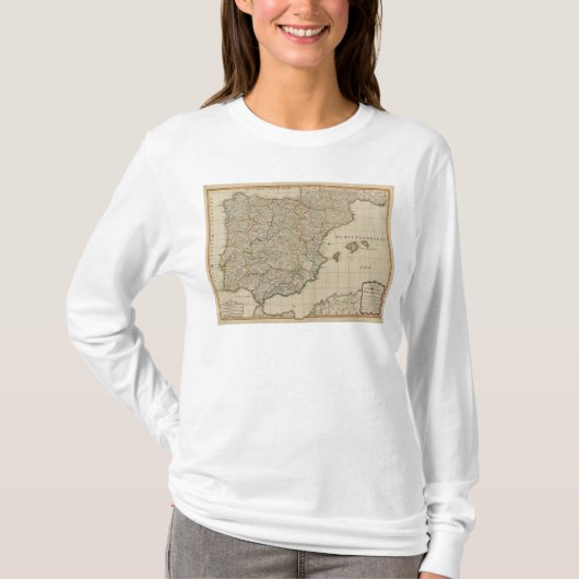 Spanien, Portugal T-Shirt (Vorderseite)