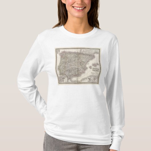 Spanien, Portugal T-Shirt (Vorderseite)