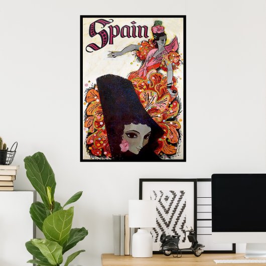 Spanien Poster (Heimbüro)