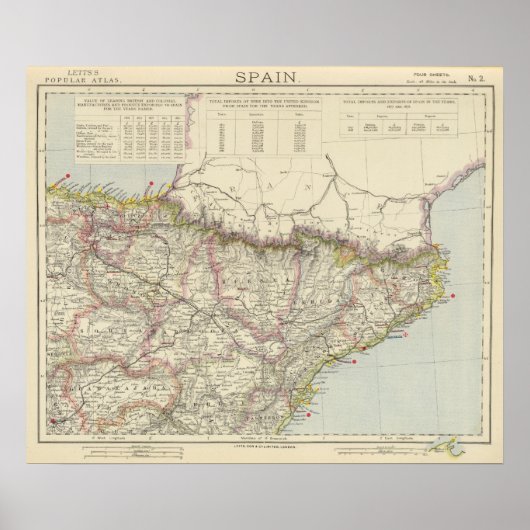 Spanien Poster (Vorne)