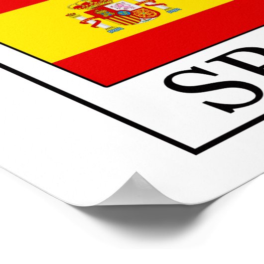 Spanien Poster (Ecke)