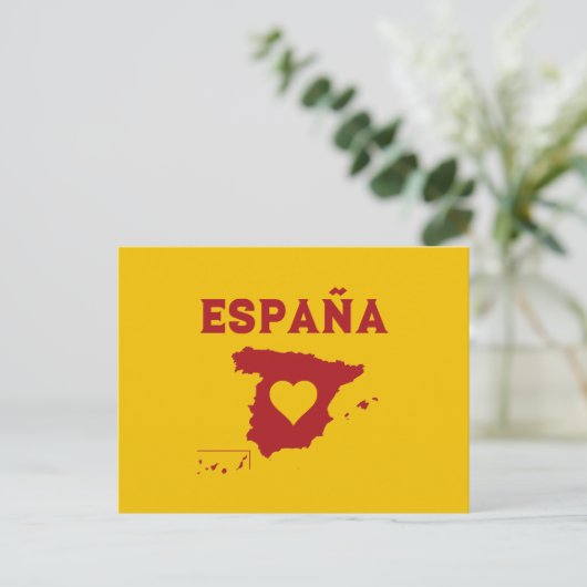 Spanien Postkarte (Stehend Vorderseite)