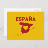 Spanien Postkarte (Vorne/Hinten)