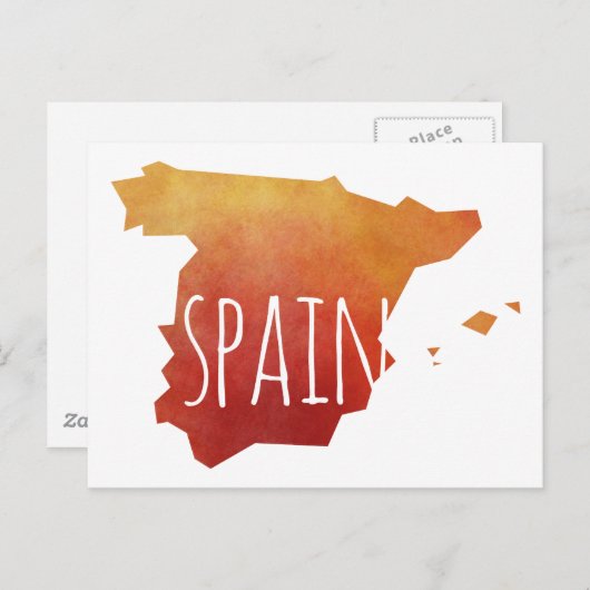 Spanien Postkarte (Vorne/Hinten)