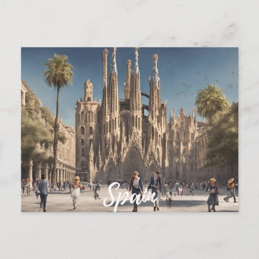 Spanien Postkarte (Vorderseite)