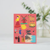 Spanien Postkarte (Stehend Vorderseite)
