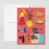 Spanien Postkarte (Vorne/Hinten)