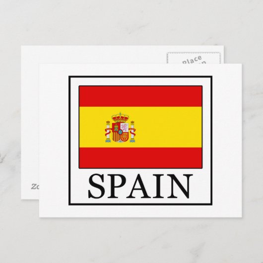 Spanien Postkarte (Vorne/Hinten)