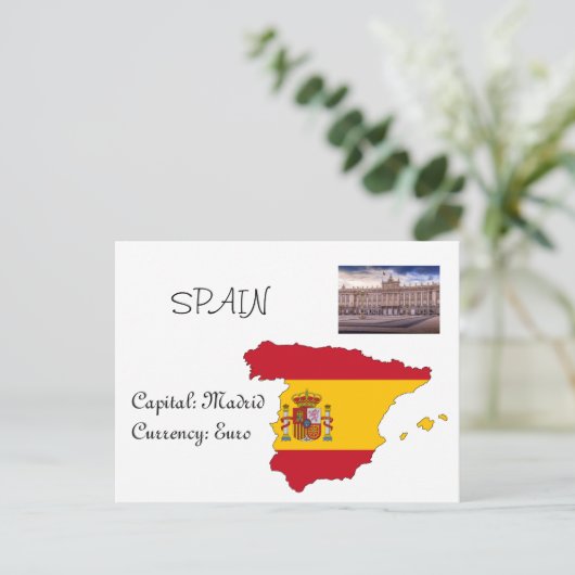 Spanien Postkarte (Stehend Vorderseite)