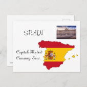 Spanien Postkarte (Vorne/Hinten)