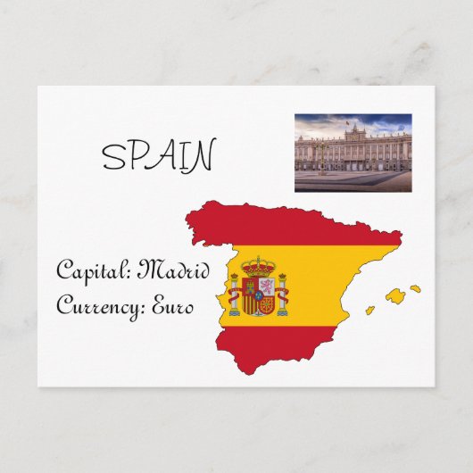 Spanien Postkarte (Vorderseite)
