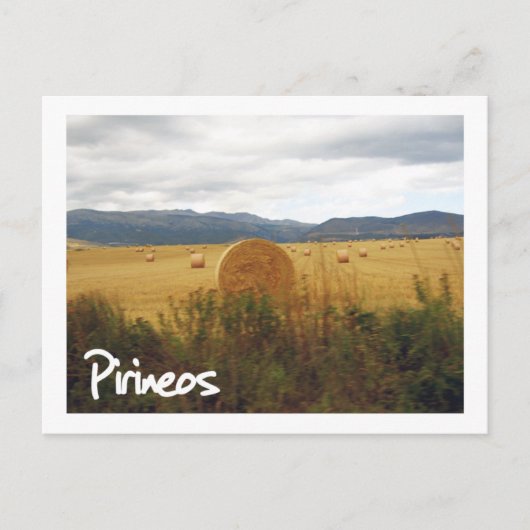 Spanien, Pyrenäen Postkarte (Vorderseite)
