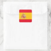 Spanien Quadratischer Aufkleber (Tasche)