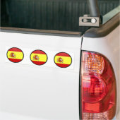 Spanien-Qualität Flaggen-Kreis Autoaufkleber (Auf Lkw)