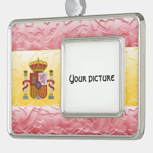 Spanien Rahmen-Ornament Silber (Links)