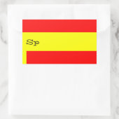 SPANIEN RECHTECKIGER AUFKLEBER (Tasche)