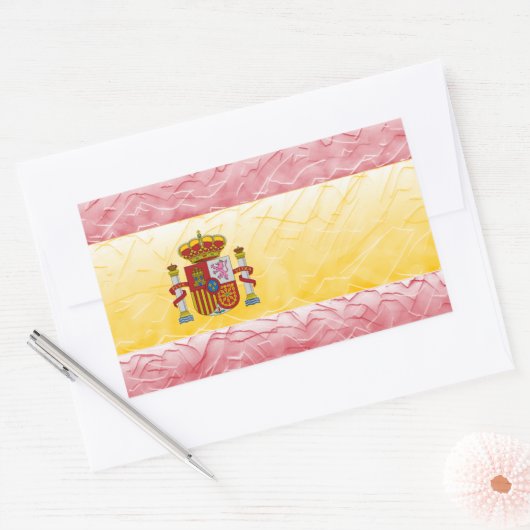 Spanien Rechteckiger Aufkleber (Umschlag)