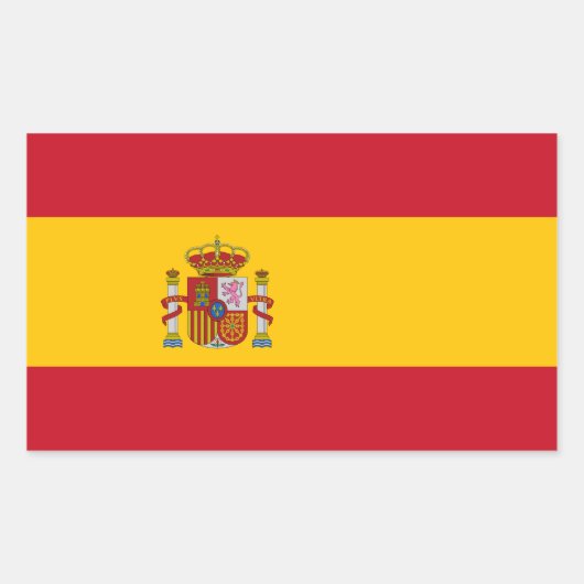 Spanien Rechteckiger Aufkleber (Vorderseite)