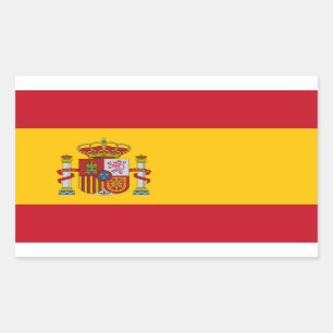 Spanien Rechteckiger Aufkleber
