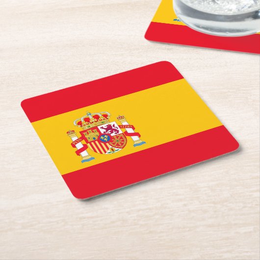 Spanien Rechteckiger Pappuntersetzer (angewinkelt)