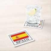 Spanien Rechteckiger Pappuntersetzer (Vor Ort)