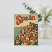 SPANIEN REISE-ANSICHTSKARTE VINTAGE POSTKARTE (Stehend Vorderseite)