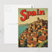 SPANIEN REISE-ANSICHTSKARTE VINTAGE POSTKARTE (Vorne/Hinten)