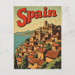 SPANIEN REISE-ANSICHTSKARTE VINTAGE POSTKARTE