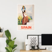 Spanien Reise Kunst Retro Poster Spanische Poster (Heimbüro)