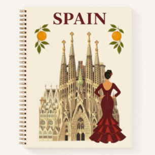 Spanien Reise Notizbuch