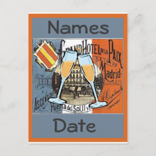 Spanien Reise Postkarte, Text bearbeiten Postkarte