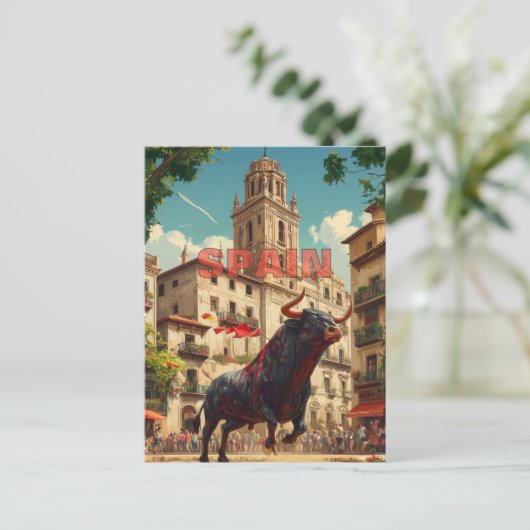 Spanien Reisen Postkarte (Stehend Vorderseite)