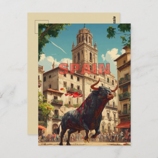 Spanien Reisen Postkarte (Vorne/Hinten)