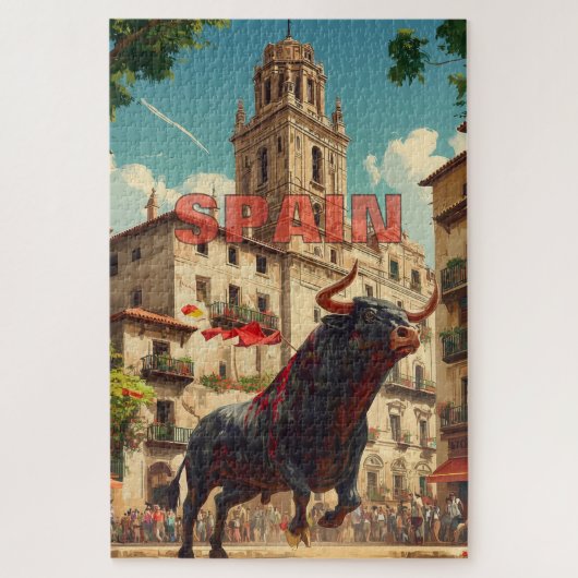 Spanien Reisen Puzzle (Vertikal)