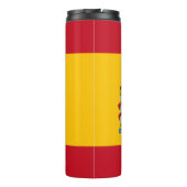 Spanien Reisen Umarmung, patriotische spanische Fl Thermosbecher (Rückseite)