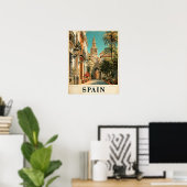 Spanien Reiseplakat Poster (Heimbüro)