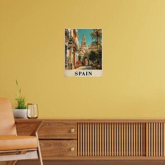 Spanien Reiseplakat Poster (Wohnzimmer 2)