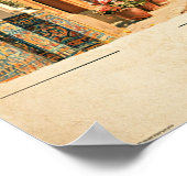 Spanien Reiseplakat Poster (Ecke)