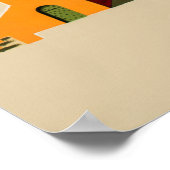 Spanien Reiseplakat Poster (Ecke)