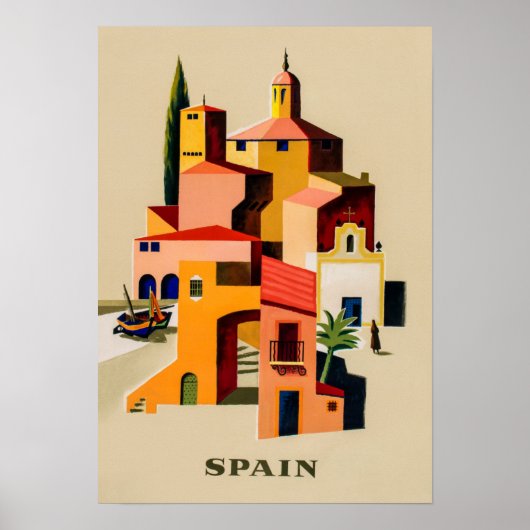 Spanien Reiseplakat Poster (Vorne)
