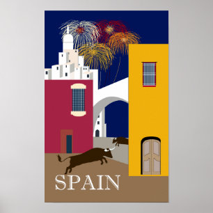 Spanien-Reiseplakat Poster