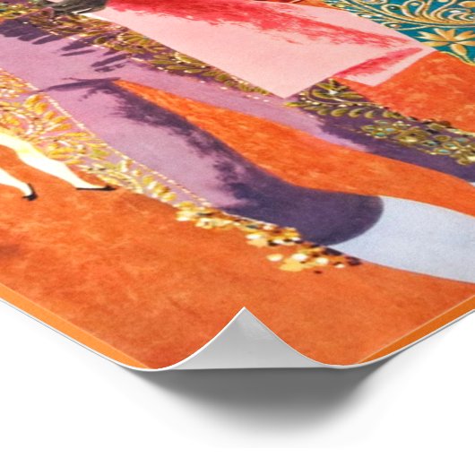 Spanien Reiseplakat Poster (Ecke)